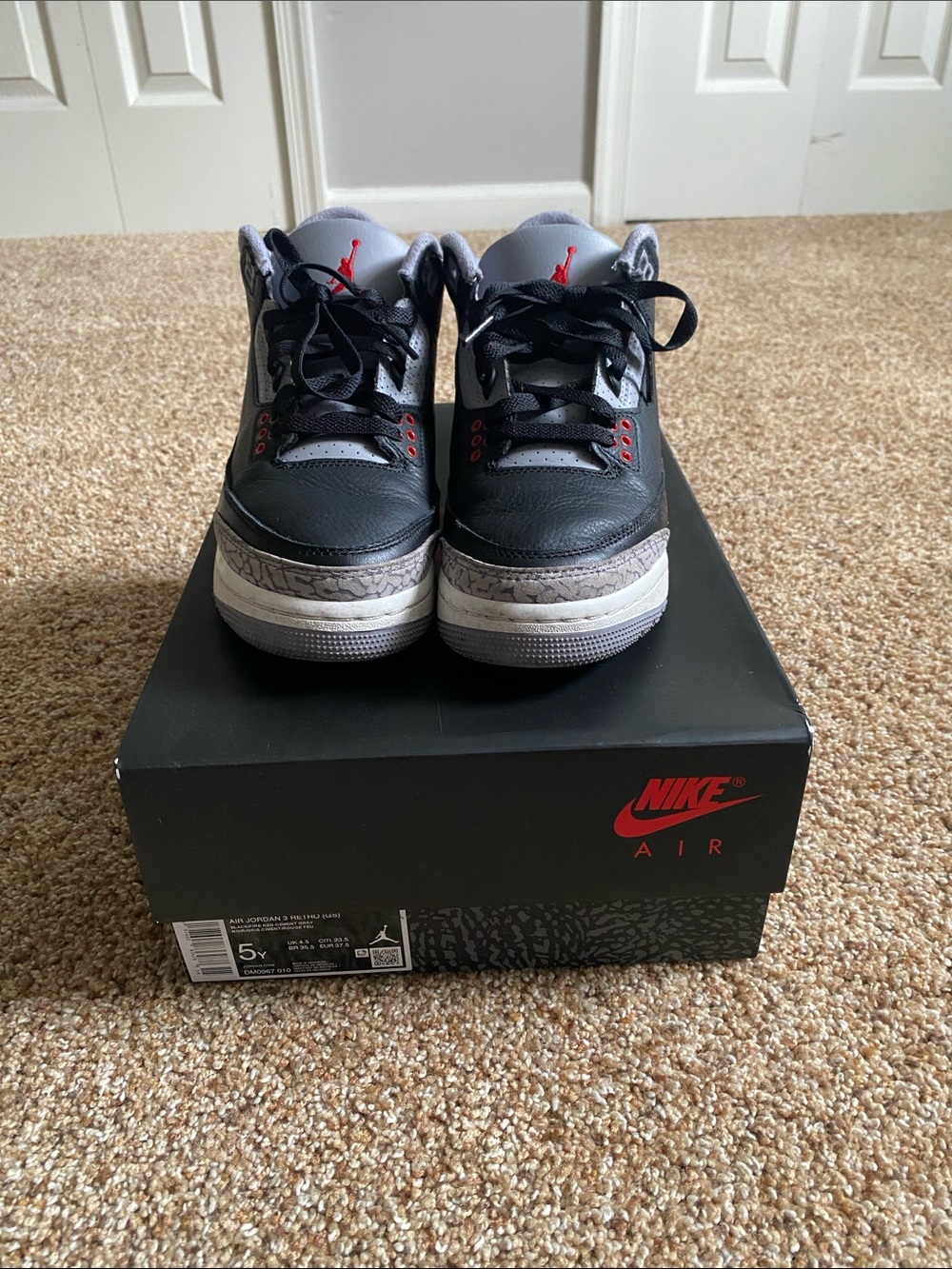 Jordan Kids Sneakers - Black/Grey/Red